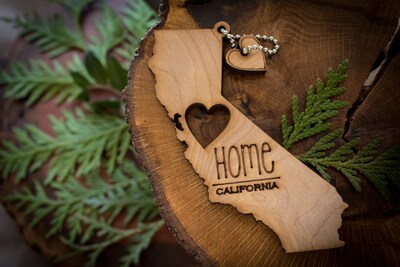 All US State Ornaments. Heart and Home. Show love for the place that stole your heart with these Ornaments, Keychains, and tokens of love - image5